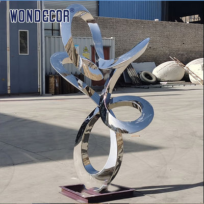 Large stainless steel abstract sculptures suitable for park squares